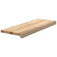 Traptreden 2 st 70x30x2 cm onbehandeld massief eikenhout - thumbnail