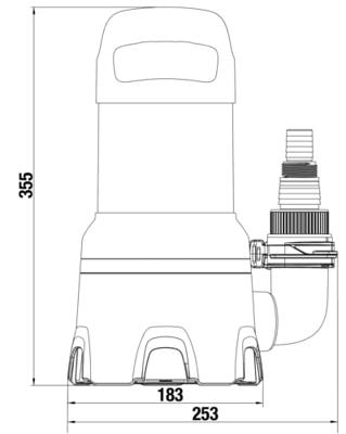 Vuilwaterpomp 16000
