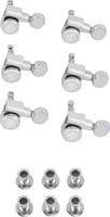 Fender locking tuners chroom met vintage buttons (set van 6) - thumbnail