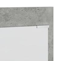 Wandgemonteerde kapstok met plank Beton grijs 70 x 10 x 90 cm - thumbnail