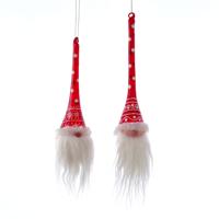 Ornament glas kabouter rood l25cm Kurt S. Adler - Kurt s adler - thumbnail