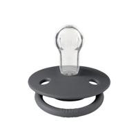 Set van 2 BIBS De Lux siliconen spenen ijzergrijs + babyblauw - thumbnail