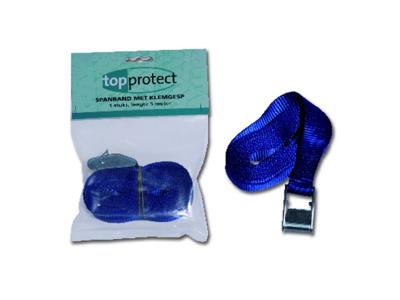 KONVOX spanband met klemgesp - 5 m x 25 mm - blauw - 1-delig