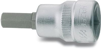 HAZET Dopsleutelbit 8801K-3 · 3/8 inch (10 mm) vierkant hol · Binnen-zeskant-profiel · SW 3 mm