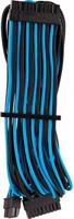 Corsair Premium kabel, 24 pin, ATX, type 4 (generatie 4-serie), met ommanteling, blauw/zwart - thumbnail