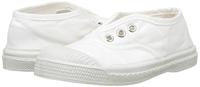 Katoenen tennisschoenen voor kinderen met vetersluiting Elly BENSIMON® wit - thumbnail