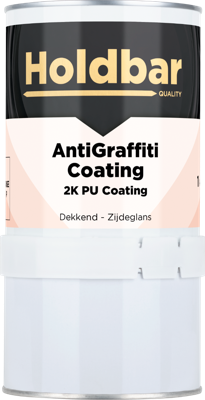 Holdbar Anti Graffiti Coating Telegrijs 4 (RAL 7047) 1 Kg