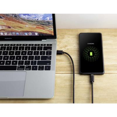 Renkforce RF-4547682 USB-kabel USB 2.0 USB-A stekker, USB-C stekker 1.80 m Zwart Stekker past op beide manieren