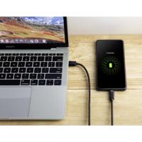 Renkforce RF-4547682 USB-kabel USB 2.0 USB-A stekker, USB-C stekker 1.80 m Zwart Stekker past op beide manieren - thumbnail