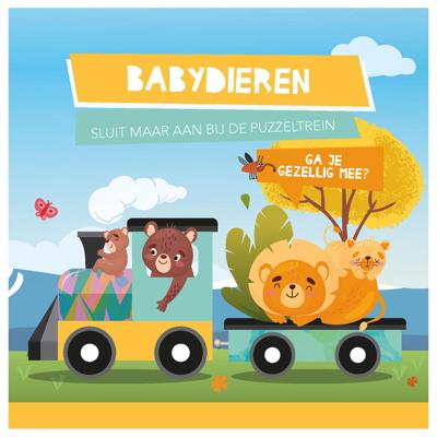 Puzzeltrein en Voorleesboek Babydieren Puzzeltrein en Voorleesboek Babydieren
