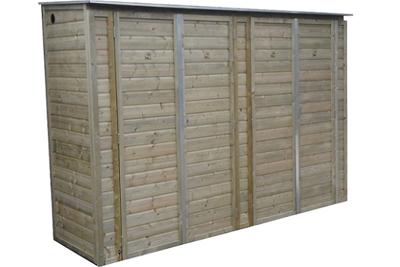 Lutrabox Hoge tuinkast 250x82x180 cm- - Hout- Lutrabox