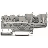 WAGO 2022-1401/999-953 Mini-basisklem 2-etages 5.20 mm Push-In-klem Grijs 50 stuk(s) - thumbnail