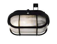 Nordlux Wandlamp Skotlampe Bulleye ovaal met korf zwart - 4800430 - thumbnail