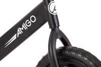 AMIGO Hopper Loopfiets 12 Inch Junior Matzwart - thumbnail