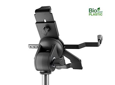 K&M 19744 universele tablethouder van bioplastic voor microfoonstatief