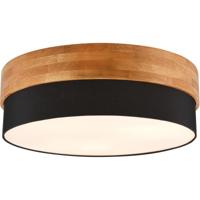 LED Plafondlamp Trion Sella - Modern Design - 3-lichts - Mat Nikkel/Zwart - thumbnail