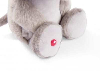 Nici knuffelnijlpaard Glubschis junior 25 cm pluche grijs
