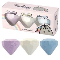 Beauty Cadeauset van 3 Pusheen de Kat Bruisballen Fruitig - thumbnail