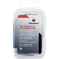 50 stuk(s) T 20 T-bit TOOLCRAFT S2-staal - thumbnail