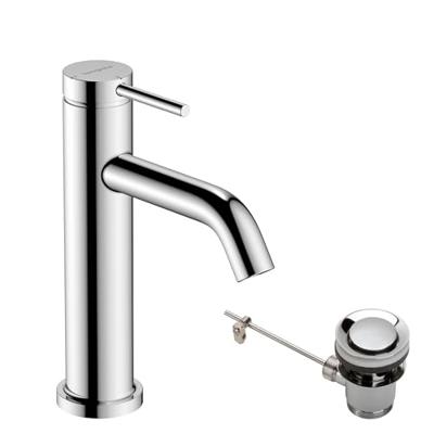 Hansgrohe Tecturis S Wastafelmengkraan - trekwaste - coolstart -11.6cm uitloop - chroom 73314000