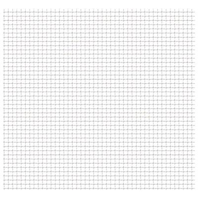 VidaXL Draadhek geweven gaas 50x50 cm 11x11x2 mm roestvrij staal
