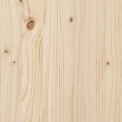 Bedframe met hoofdbord massief grenenhout 160x200 cm - thumbnail