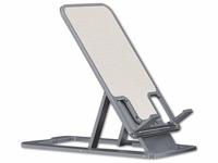 Inter-Tech MTS-100 Passieve houder Mobiele telefoon/Smartphone, Tablet/UMPC Grijs, Titanium - thumbnail