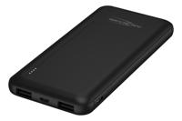 Ansmann PB212 Powerbank 10000 mAh Smart IC LiPo Micro-USB, USB-C, USB Zwart Statusweergave - thumbnail