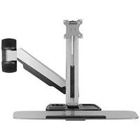 SpeaKa Professional SP-MM-705 Monitor-wandbeugel 1-voudig 33,0 cm (13) - 81,3 cm (32) Zilver In hoogte verstelbaar, Kantelbaar, Zwenkbaar, Draaibaar - thumbnail