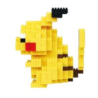 Figuur van baksteen - BANDAI - NANOBLOCK - Pokémon - Pikachu Deluxe - thumbnail