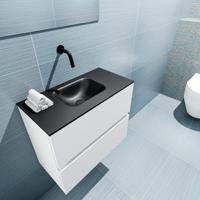 MONDIAZ ADA 60cm toiletmeubel talc. LEX wastafel urban midden zonder kraangat - thumbnail