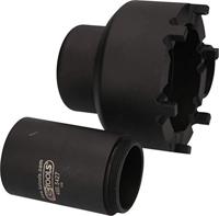 KS Tools 460.5425 Set steekmoeren met 2 geleidebuizen voor Mercedes, Ø 113 mm, 3-delig - thumbnail