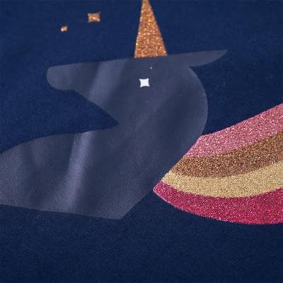 Kindershirt met lange mouwen eenhoorn 128 marineblauw Kindershirt met lange mouwen eenhoorn 128 marineblauw
