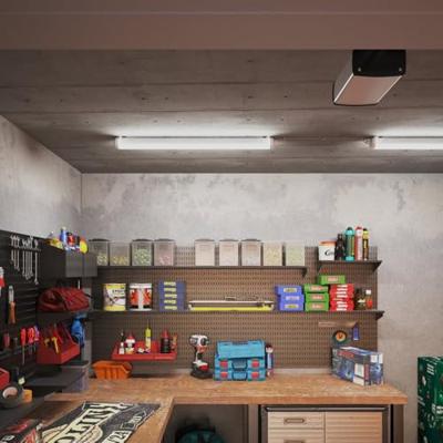 S-Series - Set van 12 LED TL armaturen 150cm - IP65 Waterdicht - 48 Watt 5760 Lumen (120lm/W) - 4000K neutraal wit - Koppelbaar - IK07 - Tri-Proof plafondverlichting - thumbnail