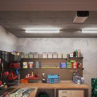 S-Series - Set van 12 LED TL armaturen 120cm - IP65 Waterdicht - 36 Watt - 4320 Lumen - 4000K Neutraal wit - Koppelbaar - IK07 - S-Series Tri-Proof plafondverlichting - thumbnail