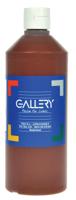 Gallery plakkaatverf, flacon van 500 ml, donkerbruin - thumbnail