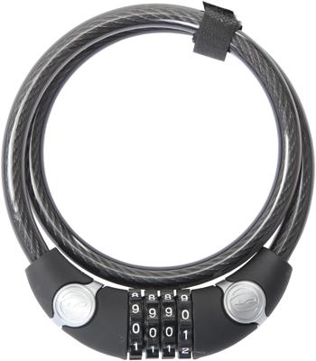 CONTEC cijfer-kabelslot "ecoloc" ct comb.cable lock ecoloc 12mm x 85cm black