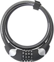 CONTEC cijfer-kabelslot "ecoloc" ct comb.cable lock ecoloc 12mm x 85cm black - thumbnail