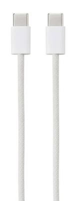 Renkforce RF-6056884 USB-kabel USB-C stekker, USB-C stekker 3.00 m Wit Verdraaide paren