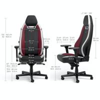 Noblechairs noblechairs LEGEND Gaming Stuhl - schwarz/weiß/rot Gaming stoel Zwart - thumbnail