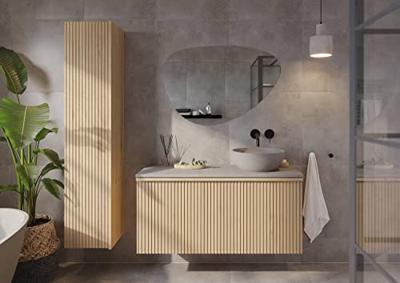 Ben Organic organische spiegel met LED verlichting en anti-condens 120x80cm