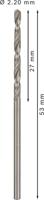 Bosch Accessoires Metaalboren HSS-G, Standard 2,2 x 27 x 53 mm 10st - 2608595052 - thumbnail