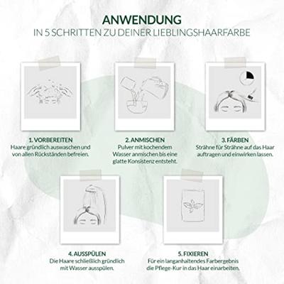 Haarkleuring indigo zwart