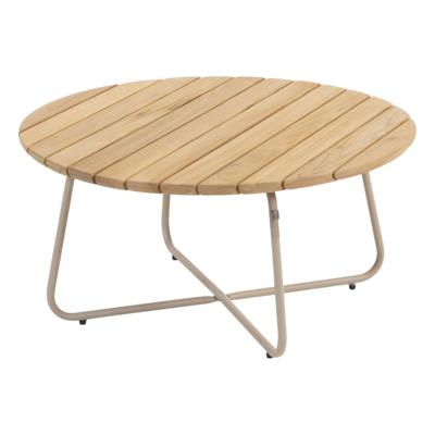 Verdi salontafel teak 73 cm. Ø (H 35) latte