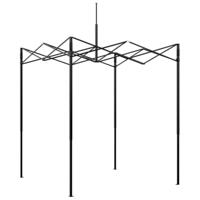 Kas met dak Groen 200 x 200 x 300 cm Staal - thumbnail