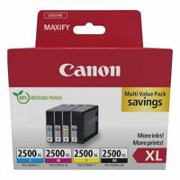 Canon Inktcartridge PGI-2500 XLBKCMY Origineel Combipack Zwart, Cyaan, Magenta, Geel 9254B010 - thumbnail