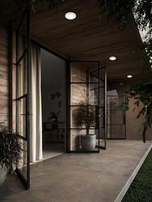 Nordlux Witte wandlampCuba Outdoor rond Ø 17,5cm - 2019161001