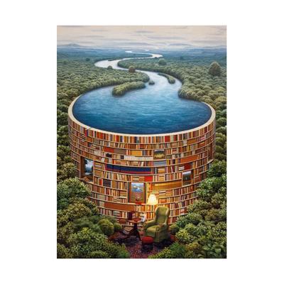 Clementoni legpuzzel bibliodame, 1000st.