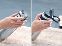 Leifheit 3272 Flip Isoleerbeker 600 ml RVS - thumbnail