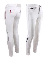 QHP Coco kinder rijbroek wit maat:140 - thumbnail
